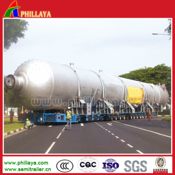 Heavy Duty Multi Axles Heavy Equipment Transport Tank Semi Trailer